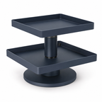 Plateau à courrier rotatif à deux niveaux