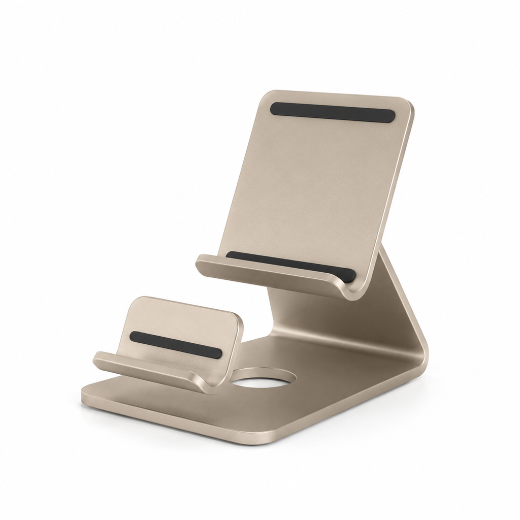 Support double angle pour tablette et téléphone