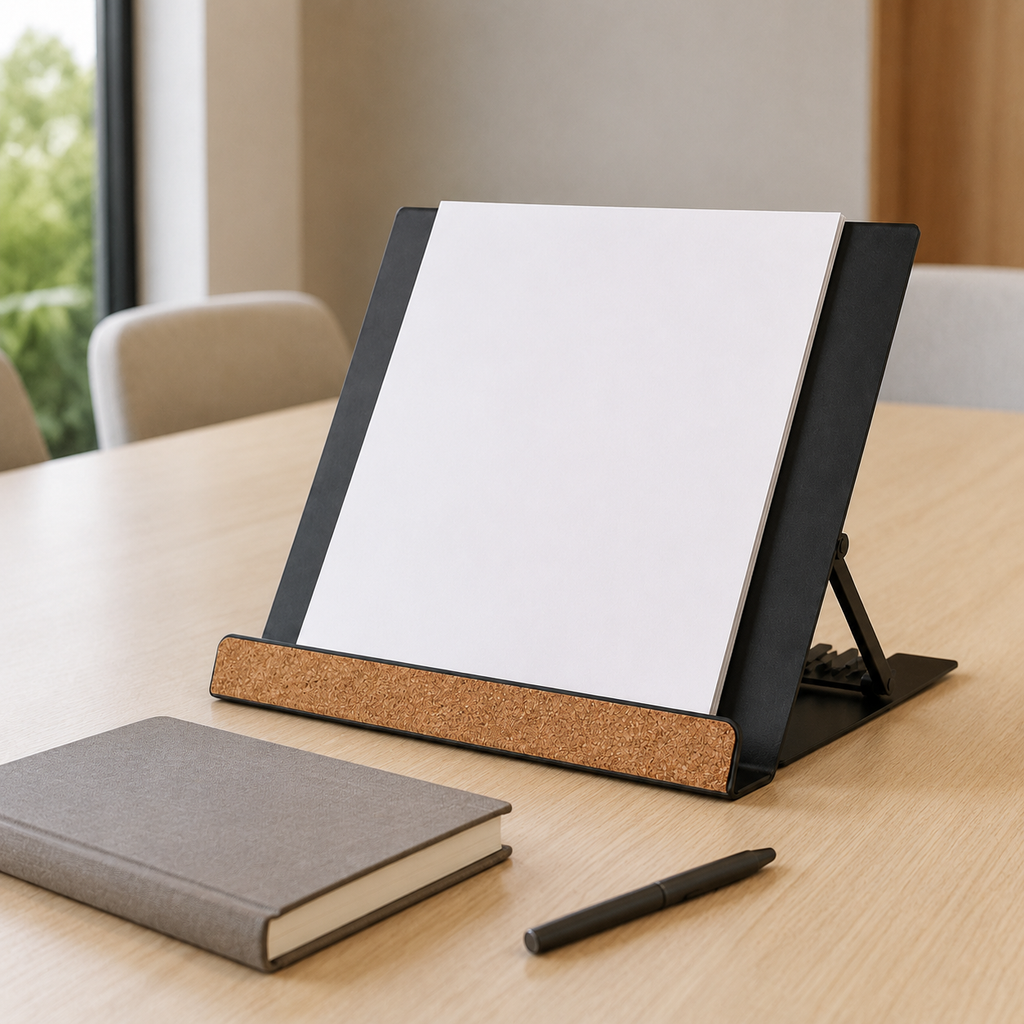 Porte-documents A4 inclinable pour réunion