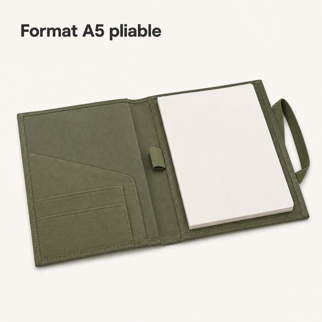 Organisateur de notes A5 pliable