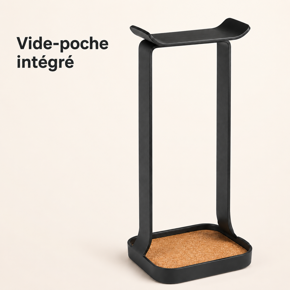 Support pour casque avec vide-poche intégré