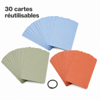Kit de cartes de réunion réutilisables
