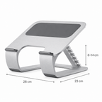 Support réglable pour ordinateur portable à arche ouverte
